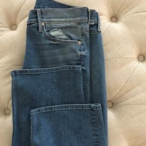 MOTHER Jeans, Medium Wash Crop Denim
